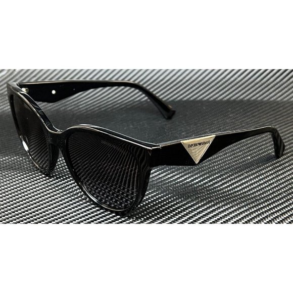 New Emporio Armani Black 55mm Womens Sunglasses